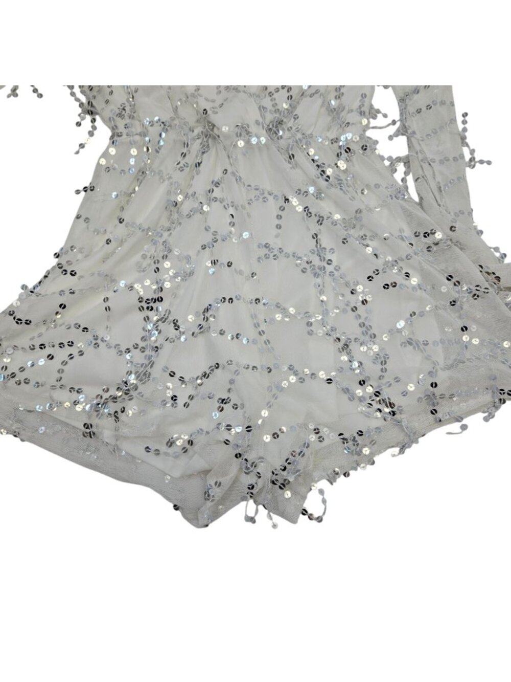 NWOT Miss Ord Sequin Embellished Romper Size Small - Picture 6 of 7
